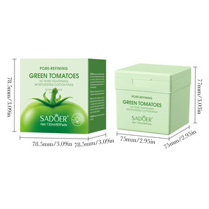Discos de Algodón Hidratantes y Minimizadores de Poros <span class=keywords><strong>con</strong></span> Vitamina C de SADOER, 80 Discos, Hidratantes, Iluminadores y Exfoliantes Suaves para el Rostro - Product Image 4