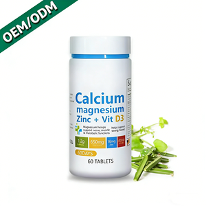 Comprimés HDK Calcium Magnésium <span class=keywords><strong>Zinc</strong></span> + Vitamine D3, complément alimentaire pour la santé des os, soutien immunitaire, force musculaire, bien-être des adultes - Product Image 1