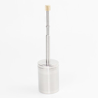 Infuseur à thé sans résidus, séparateur d'eau et de thé, pour une portion individuelle, pour le bureau, réutilisable, en acier inoxydable