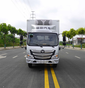 Camion frigorifique mini CNG Foton 4X2 directement de l'usine pour la livraison de produits alimentaires et de produits frais en chaîne du froid - Product Image 2