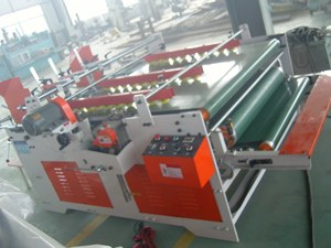Máquina encoladora semiautomática tipo prensa para cajas de cartón corrugado, máquina para hacer cajas, máquina para pegar cajas - Product Image 3