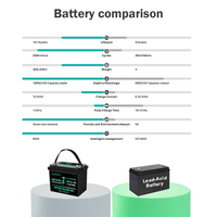 Batterie LiFePO4 liquide 12,8 V 100 Ah à ajustement parfait, BMS intelligent, 6000 cycles, cellules de qualité A, certifiée CE/RoHS/UN38.3, pour solaire et usage domestique