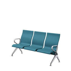 Silla de espera Weike Shengye Pg03 negra de 2 plazas con reposabrazos para uso en aeropuertos, hospitales y clínicas - Product Image 2
