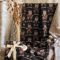 Tissu Jacquard pour Salon Professionnel, Vente en Gros, Prêt à l'emploi, Impression Personnalisée, Faible MOQ