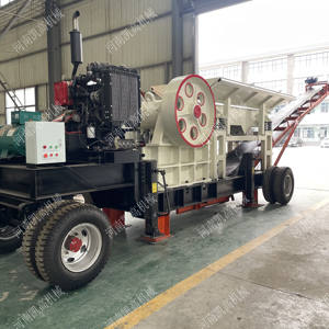 Britador Móvel a Diesel PE400X600 de Precisão para Britagem de Rocha, Britador de Mandíbula para Granito, Britador de Concreto e Mármore - Product Image 2