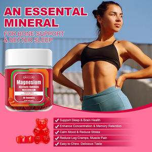 Caramelle Gommose al Magnesio Halal OEM con Vitamine, Calcio, Potassio e Magnesio Glicinato <span class=keywords><strong>per</strong></span> il Supporto del Corpo, il Sonno e il Relax - Product Image 4