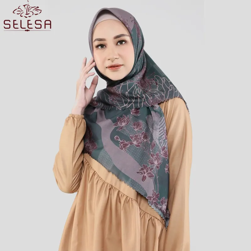 Tudung Lain Silencieux Kostenloser Versand Hot Sale Hijabs Mode kollektion Solid Matt Satin Soft Hijab Muslim Custom Schal