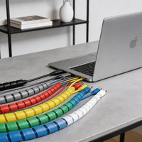 Cable Espiral Flexible de PP Anti-mordeduras Más Vendido, Protector de Cable en Espiral, Gestión de Cables de Circuito