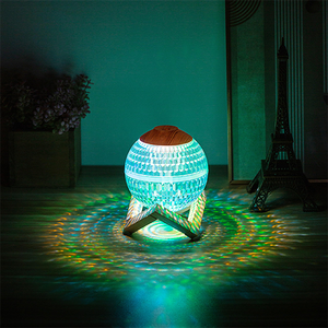 Humidificateur ultrasonique boule de cristal avec lumière colorée, mini diffuseur d'air frais à brancher pour chambre d'hôtel et aromathérapie - Product Image 4