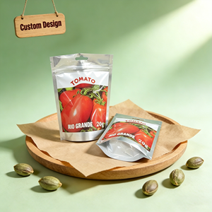 Custom Printed Mylar <b>Bag</b> Seeds <b>Bag</b> Moisture-proof Emballage Alimentaire Sachet for <b>Vegetable</b> Tomato Sunflower Flower Seeds <b>Bags</b> - Product Image 2
