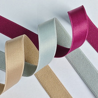 Bretelles de soutien-gorge multicolores en velours doux, élastiques et très extensibles en polyester pour la couture de lingerie