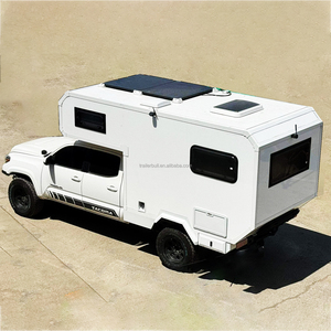 Panneaux en plastique renforcé de fibre de verre pour isolation DIY de camping-car Toyota Tacoma Expedition RV de 14 pieds avec cabine surélevée pour camping - Product Image 1