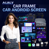 Kit de réaménagement de tableau de bord pour autoradio et lecteur DVD, avec cadre d'installation et façade d'écran, compatible BMW Séries 5 E39 E53 E83 E46 X2 X3 X5 X6 X7 M3