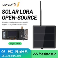 Répéteur de nœud Lora solaire D5 Meshtastic avec module LilyGo T3S3 ESP32 V1.2 Lora contrôleur intégré/batterie sortie 3.7v