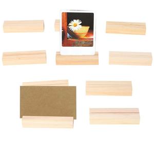 Hot Sale Wooden Name Card Holder Stand Wooden Picture Photo Display Stand