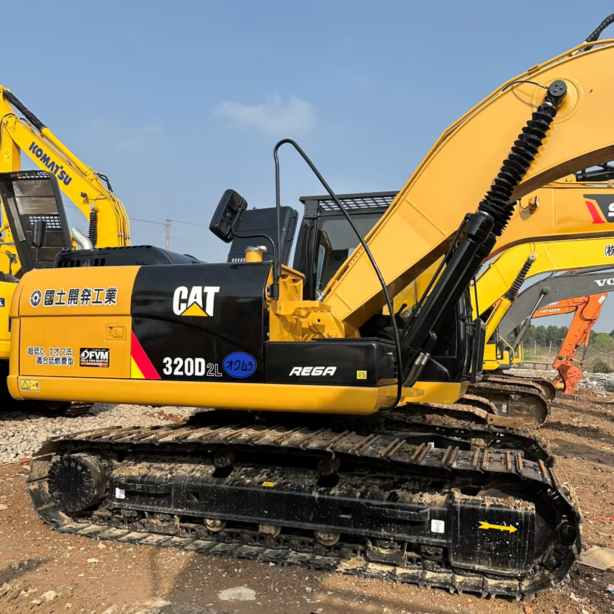 Японский Cat320d Cat320gc японский экскаватор гусеничный Землеройная техника Cat320D 20 тонн для строительства с EPA