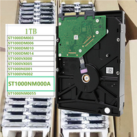 قرص صلب للمؤسسات ST1000NM000A سعة 1 تيرابايت، 3.5 بوصة، SATA 6 جيجابت/ثانية، 7200 دورة في الدقيقة، ذاكرة تخزين مؤقت 256 ميجابايت لمراكز البيانات وخوادم التخزين المؤسسي