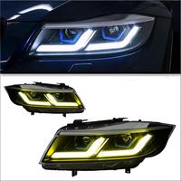 Kit de modernisation de phares LED 12V pour Série 3 E90 2005-2012, feux de jour, clignotants