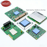 Plaques de caoutchouc polymère composite thermiquement conducteur découpées au laser NDST NDST-CP120-T150 1-8W/MK, joint haute tension pour GPU CPU