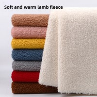 Tissu en velours polaire corail 100 % polyester épaissi, imprimé et teint en trame, chaud, pour vêtements de football/soccer et doublure de poupée