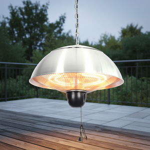 Chauffe-plat électrique extérieur pour <span class=keywords><strong>terrasse</strong></span> d'hôtel 1500W, utilisant des lampes chauffantes en fibre de carbone ou halogènes. - Product Image 4