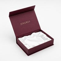 Boîte cadeau en papier magnétique personnalisée de luxe, boîte d'emballage rigide pliable recyclable avec couvercle magnétique pour parfum, rouge à lèvres, cosmétiques