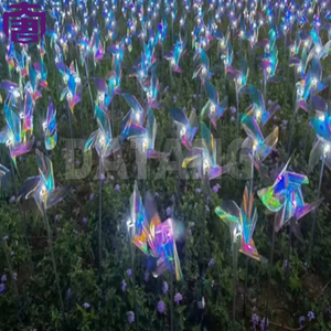 Molinos de Viento Coloridos para Niños, para Jugar y como Iluminación Decorativa, Regalos para Parques - Product Image 5