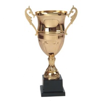 Haute Qualité Gloden Bronze Métal Tasse Artisanat Personnalisé 3D Design Prix Trophée Imprimé Cristal Base Laiton Sport Souvenirs Guft