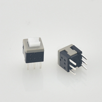 Micro-interrupteur tactile à verrouillage automatique 5,8*5,8 7*7 8*8 8,5*8,5 mm, interrupteurs à bouton 6 broches