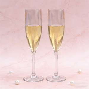 Copa de champán de plástico de 22.5 cm de altura, modelo de copa de vino blanco, accesorio para celebraciones de boda, decoración, bebida ficticia dulce, exhibición ASMR - Product Image 4