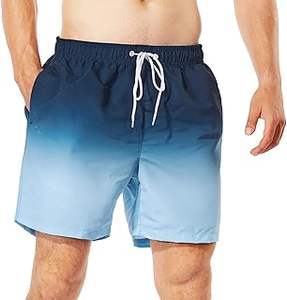 Shorts de Baño para Hombre, Talla Grande, Estampado Degradado, Holgados, Tipo <span class=keywords><strong>Boxer</strong></span>, Sin Costuras, para Playa, Venta al Por Mayor - Product Image 4