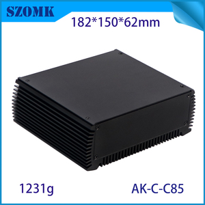 182*150*62mm Nhôm thùng hồ sơ đùn điện PCB hộp loa tùy chỉnh nhôm tản nhiệt trường hợp - Product Image 2