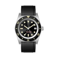 Montres de plongée automatiques et mécaniques OEM en acier inoxydable de classe haut de gamme de 300 mètres