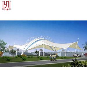 Cubierta de Membrana PVDF de Fábrica China, Estructura de Acero Q235, Techo Rígido - Product Image 4