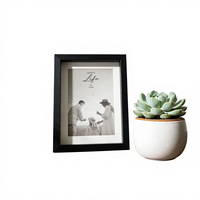 Cadre photo en bois classique moderne de haute qualité avec impression UV, pour décoration de bureau verticale, cadeau de mariage