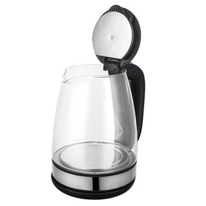 नया डिजाइन 1.8l 1500w काले उच्च बोरोसिलिकेट ग्लास इलेक्ट्रिक केटल - Product Image 2