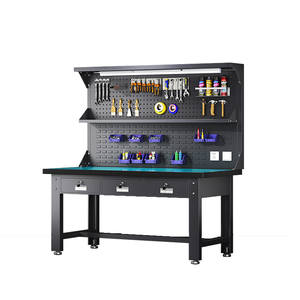 Banco de Trabajo Resistente, Banco de Mecánico, Operación de <span class=keywords><strong>Taller</strong></span>, Mantenimiento Antiestático, Banco de Pruebas de Acero Inoxidable, Mesa de Herramientas - Product Image 1