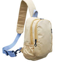 Sac à dos de randonnée à bandoulière, sangle rembourrée, sangle réglable, poche élastique, poche à glissière, poignée supérieure, sac de voyage quotidien pour hommes et femmes