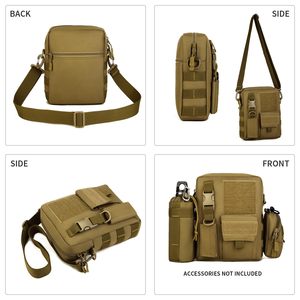 Bolso Bandolera de Nailon Premium, Impermeable, Multifuncional, Pequeño, Estilo Táctico, para Viajes Diarios - Product Image 5