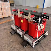 Transformateur sec à résine époxy de distribution intérieure série SCB14, 315 kVA-2500 kVA, 400 V, Dyn11, Yyn0, bobinage en cuivre, 50 Hz