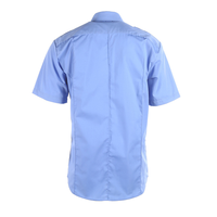 Fourniture d'usine 65% polyester 35% coton sergé chemise de mécanicien uniforme de sécurité durable personnalisé kaki vêtements de travail pour hommes