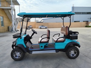 Voiturette de golf de luxe de rue électrique à 4 roues motrices 6 places à vendre avec batterie et moteur 5kw - Product Image 5