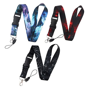 Custom Printed Logo Eco-Friendly Durable ID Card Holder <b>Lanyard</b> Hook Water Resistant Custom Color Size <b>Polyester</b> Material - Product Image 5