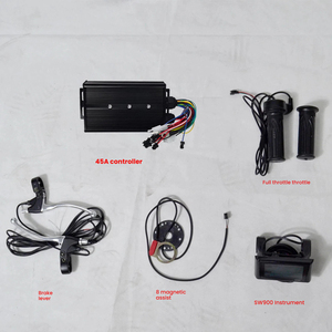Kit de modification de véhicule électrique WoWei pour <span class=keywords><strong>roue</strong></span> arrière de vélo électrique 2000W, moteur à moyeu sans balais 48V/60V, batterie au lithium, LED, alliage - Product Image 5