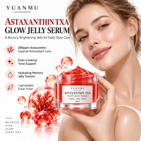 Sérum Gel Éclaircissant Anti-Taches et Unifiant le Teint à l'Astaxanthine, Acide Tranexamique et Niacinamide – Gel Visage Antioxydant pour une Peau Éclatante