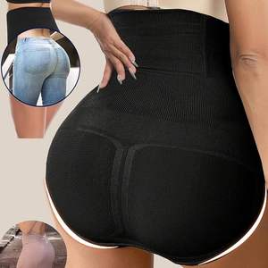 여성용 심리스 하이웨이스트 쉐이핑 팬티, 슬리밍 뱃살 보정 허리 트레이너 바디 쉐이퍼, 힙업 란제리 - Product Image 5