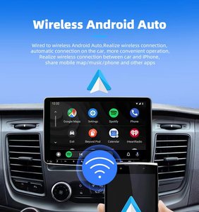 Uniean d18s <span class=keywords><strong>2</strong></span>-in-1 không dây Carplay & <span class=keywords><strong>Android</strong></span> Auto Dongle với built-in <span class=keywords><strong>GPS</strong></span> và 4 gam cho phổ Xe đồ đạc - Product Image 3