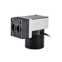 Moteur sans balais 12V DC, débit élevé 15L/min, mini pompe à vide PPS, pompe à diaphragme EPDM importée, OEM, échantillonnage micro-air