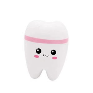 Jouet à presser en mousse PU en forme de dent, jouet à presser à rebond lent, cadeau pour clinique dentaire, soins dentaires, jouet éducatif, jouet écologique - Product Image 6