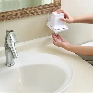 Porte-savon mural étanche réglable pour outils de lavage des mains - Product Image 1